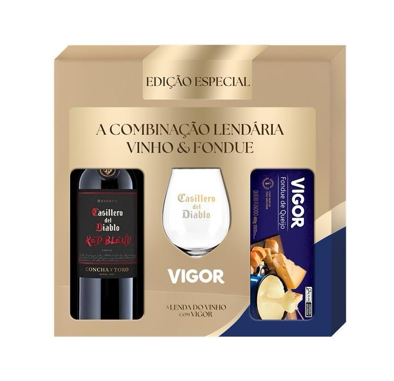 Fondue com vinho: collab da Vigor com Casillero encanta o inverno