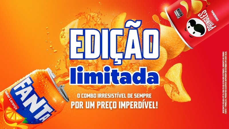  Fanta e Pringles lançam combo divertido e criam nova febre entre os jovens