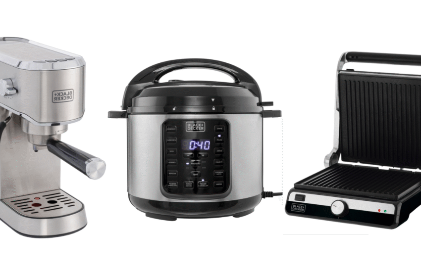 Panela elétrica, grill e cafeteira expresso entram para a linha Gourmand Gris da BLACK+DECKER, unindo sofisticação e praticidade na cozinha.
