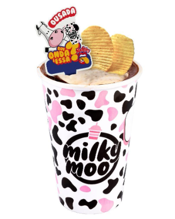  Ousadia como ingrediente: Milky Moo e RUFFLES® lançam milkshake inusitado em edição limitada