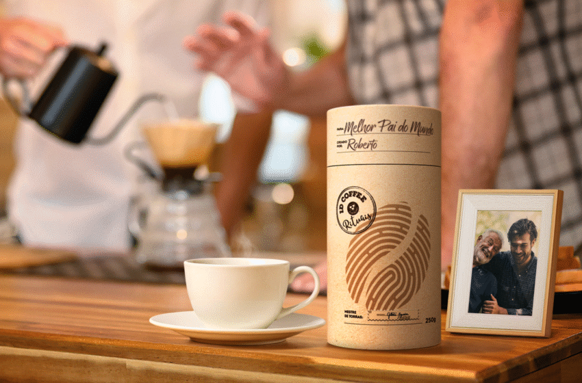 Presenteie com um café único: o ID Coffee da 3 Corações traz aroma, sabor e nome do seu pai na embalagem. Exclusivo no Mercafé.