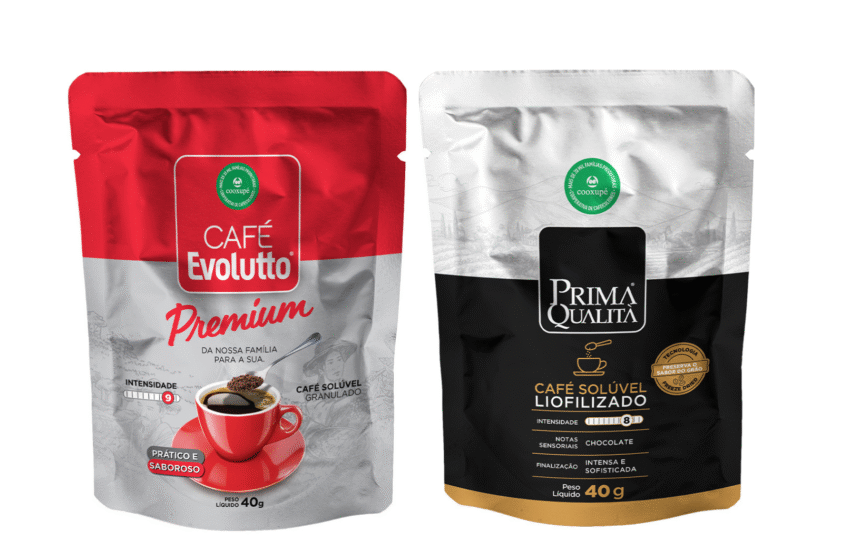  Cooxupé lança cafés solúveis Evolutto e Prima Qualità e amplia presença no mercado