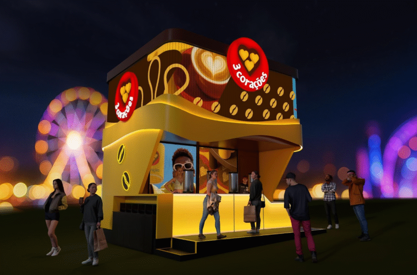  3 Corações leva refil de café infinito e Coffee Party ao The Town