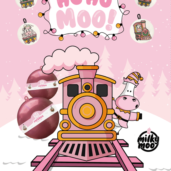  Milky Moo apresenta FofoMoo Natalino e fortalece o universo rosa do seu Natal