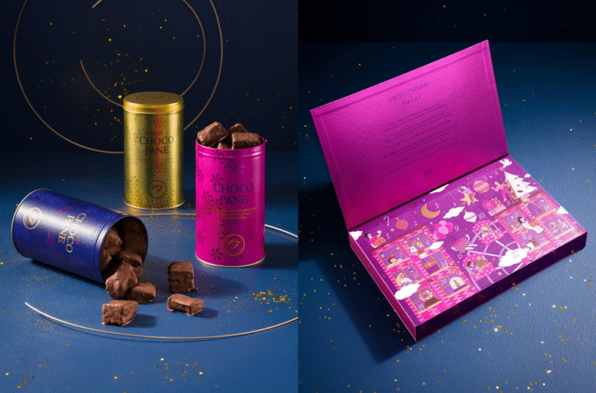 A Chocolat du Jour apresenta seus produtos de Natal, incluindo Choco Pane, Panettone au Chocolat, Cacaulendário e o retorno do Gateau Noel. Confira preços e detalhes.