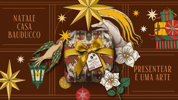 A Casa Bauducco apresenta sua campanha de Natal com embalagens criadas pela artista Elisa Seitzinger, sabores inéditos e coleção completa de presenteáveis premium.