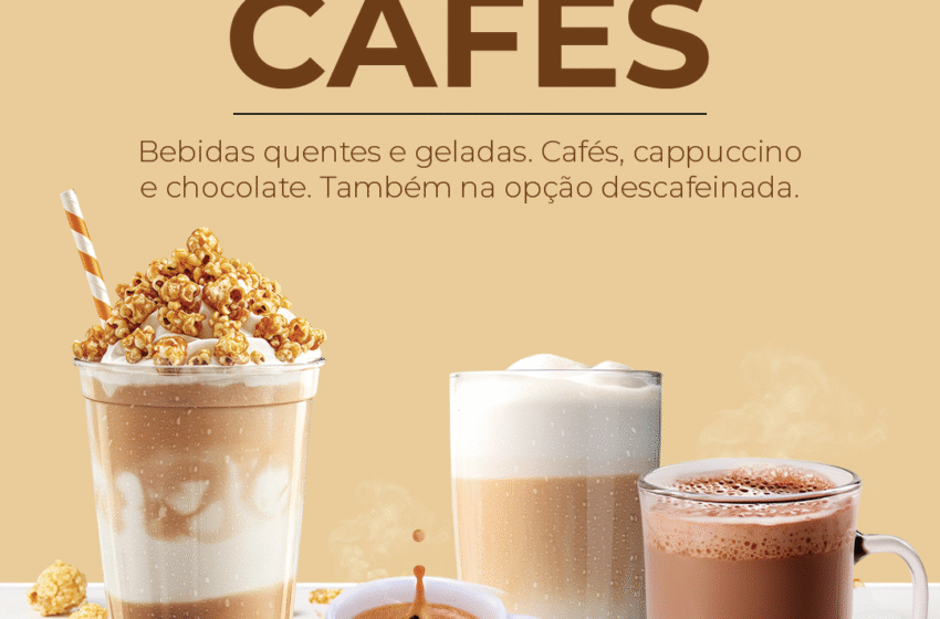  Cinépolis e 3 Corações transformam salas VIP em experiência de cafeteria no Brasil