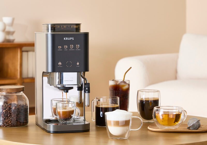  Krups estreia no Brasil com cafeteira superautomática compacta