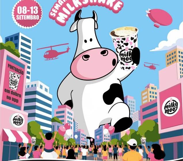  Milky Moo celebra Dia do Milkshake com pontos em dobro no Clube Moo