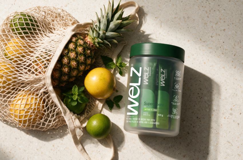  Welz, do Grupo LIVE!, lança Supergreens com 7,5 g de fibras por sachê